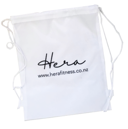 Drawstring Swim Bag - White