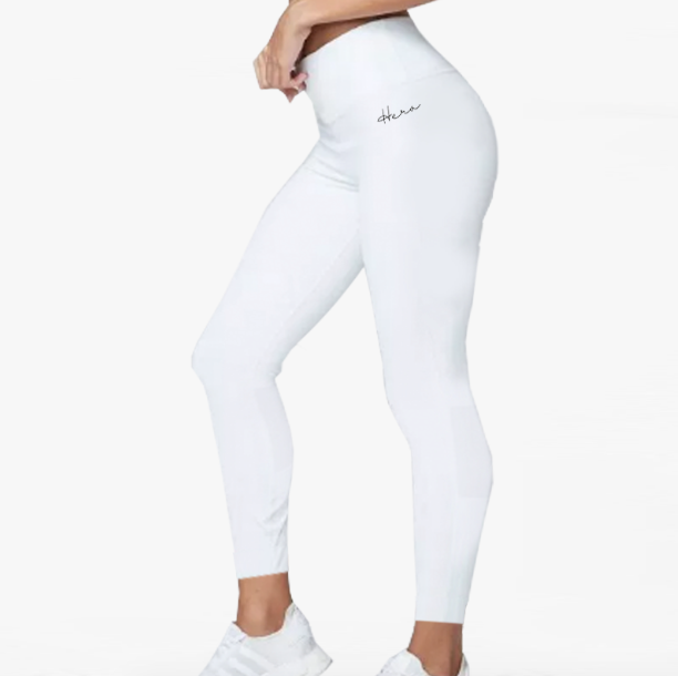 Tall top white leggings