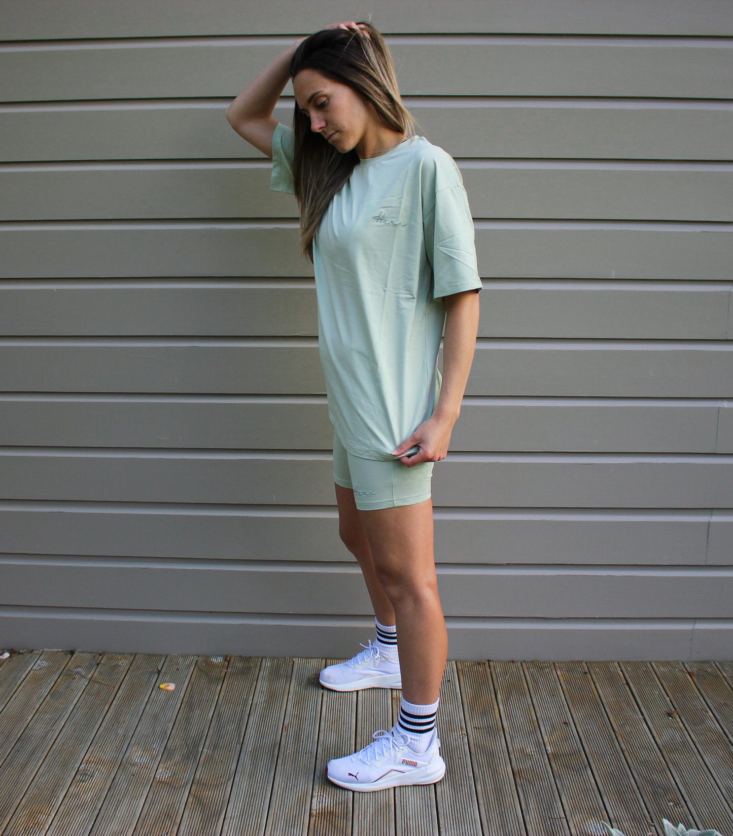 Empress Shorts - Fog Green